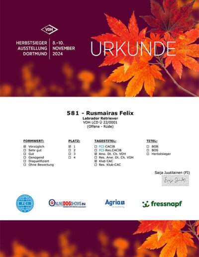 Herbstsieger & Bundessieger in Dortmund